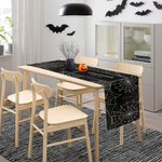 Camino de Mesa Tela de Araña Personalizado con Nombre y Texto Decoración del Hogar Inauguración de la Casa Regalo de Halloween para un Amigo de la Familia