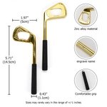 Personalised Golf Club Bottle Opener with Engraved Name Bar Accessory Bachelor Party Birthday Gift for Golf Lovers Drinking Enthusiasts
