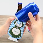 Personalised Traditional Costumes Insulated 12oz - 16oz Beer Can Cooler Sleeve with Name Oktoberfest Decoration Barbeque Party Gift for Family
