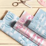 Personalised Hot Air Balloon Clouds Wrapping Paper with Name Set of 3 Gender Reveal Party Baby Shower Birthday Favor Packing for Newborn New Parents