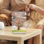 Placa acrílica personalizada Fill A Space in Your Heart Bird Tree Branch con 1-12 nombres Regalo de cumpleaños de Acción de Gracias para abuelos