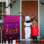 Personalised Spooky Season Gothic Ghost Black Cat Garden Flag with Name Yard Porch Outdoor Decor Halloween Gift for Family Friend