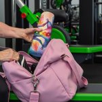 Serviette de yoga super absorbante avec nom et pochette en maille Accessoires de sport Cadeau d'anniversaire pour femme