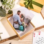 Gepersonaliseerd Gastenboek voor de Bruiloft Alternatief  Foto Pokerkaarten met Markeerstiften Bruiloftsgeschenken