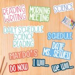 Personalised Multicolour Text Whiteboard Magnetic Label Classroom Interactive Teaching Tool Teacher's Day Back to School Appreciation Gift for Teachers