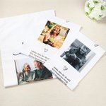 Personalisierter Stuhlbanner mit Foto Text und Namen Hochzeit Reservierter Sitzplatz Dekoration Erinnerungsstück Geschenk für Frischvermählte