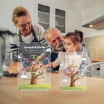 Placa acrílica personalizada Fill A Space in Your Heart Bird Tree Branch con 1-12 nombres Regalo de cumpleaños de Acción de Gracias para abuelos