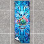 Serviette de yoga super absorbante avec nom et pochette en maille Accessoires de sport Cadeau d'anniversaire pour femme