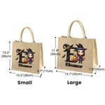 Personalised Cute Bat Cartoon Character Pumpkin Large Capacity Tote Bag with Name and Initial Halloween Party Gift for Kids