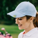 Personalized Colourful Golf Cart Golf Ball Marker Magnetic Hat Clip with Name Hat Accessory Birthday Gift for Golfers Sports Lover