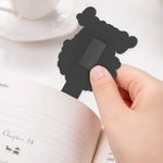 Henkilökohtainen Vedenpitävä Glitter Birth Flower Magneettinen kirjanmerkki Clip nimi Reading Tool Club Syntymäpäivälahja Kirjan ystäville Bookwormsille