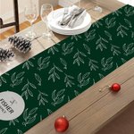 Runner da tavola personalizzato con nome della famiglia Home Decor Regalo di Natale per la famiglia e gli amici