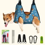 Henkilökohtainen Paws Bones Dog Cat Face Photo Pet Grooming Hammock työkalut ja nimi Pet tarvikkeet syntymäpäivälahja lemmikkieläinten omistajille ystäville