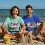 T-shirt ou Sweat-shirt Personnalisé avec Photos Nom Texte Date Style Collage de Timbres Cadeau Anniversaire pour Amoureux d'Animaux de Compagnie