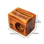 Personalized Retro Wooden Phone Holder Speaker with Engraved Text and Logo Cell Phone Accessories Birthday Gift for Music Lovers