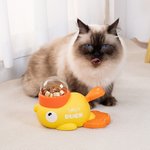 Henkilökohtainen Whale Duck Dog Interaktiivinen Treat Dispenser Toy nimi ja 3 eri ruokinta satamat Vuosipäivä Syntymäpäivälahja lemmikinrakastajalle