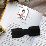Henkilökohtainen Söpö Bookish Istuva sarjakuvahahmo Magneettinen kirjanmerkki Clip nimi ja otsikko Takaisin kouluun syntymäpäivälahja kirjan ystäville Kirjamatoja