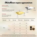 Personoitu 2 kappaleen metallinen bioinspireerattu viehe puulaatikko setti kaiverretulla tekstillä syntymäpäivälahjaksi isälle tai aviomiehelle