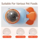 Henkilökohtainen Whale Duck Dog Interaktiivinen Treat Dispenser Toy nimi ja 3 eri ruokinta satamat Vuosipäivä Syntymäpäivälahja lemmikinrakastajalle