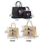 Personalizzato personaggio dei cartoni animati ragnatela grande capacità Tote bag con nome Halloween Party regalo per i bambini