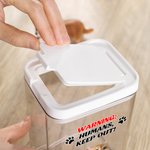 Personalised Paws Dog Cat Photo Airtight Pet Treat Jar with Name Pet Supplies Birthday Gift for Pet Owners Lovers