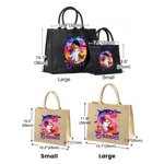 Gepersonaliseerde Schattige Spook Pompoen Grote Tas met Naam en Voorletter Halloween Feestcadeau voor Jongens Meisjes