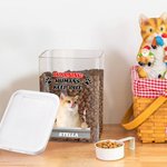 Personalised Paws Dog Cat Photo Airtight Pet Treat Jar with Name Pet Supplies Birthday Gift for Pet Owners Lovers