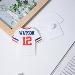 Personalized Football Jersey Bag Charm Button with Name and Number Accessory for Bogg Game Team Birthday Gift for Sports Lovers