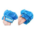 Grembiule personalizzato per bambini con nome cappello da chef regolabile e disegno animale carino regalo ideale per compleanni e attività creative