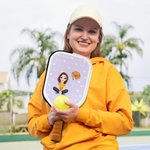 Funda protectora con cremallera para pala de pádel con nombre y clip para colgar regalo de cumpleaños para los amantes del pádel