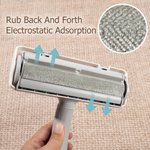 Personalized Cat Ear Pet Hair Remover with Reusable Lint Roller Text and Photo Daily Use Anniversary Gift for Dog Cat Pet Owners