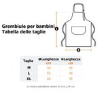 Grembiule personalizzato per bambini con nome cappello da chef regolabile e disegno animale carino regalo ideale per compleanni e attività creative