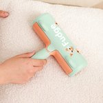 Personalized Cat Ear Pet Hair Remover with Reusable Lint Roller Text and Photo Daily Use Anniversary Gift for Dog Cat Pet Owners