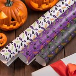 Gepersonaliseerd Halloween Thema Inpakpapier met Naam Verjaardag Halloween DIY Craft Verpakking Cadeau Decoratie voor Familie Vrienden