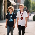 Personalized 3D Printed Sporty Team Logo Turnover Chain with Photo Birthday Game Day Gift for Team Members Sports Fans