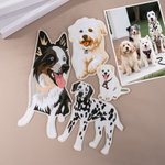 Personalized Embroidered Dog Cat Pet Photo Iron-On Patch Label Pet Party Birthday Gift for Pet Lover Owner Sewing Enthusiasts