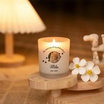 Personalised Wing Paw Print LED Candle Jar with Title Name and Date Memorial Condolence Sympathy Pet Loss Gift for Pet Owners