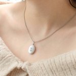 Gepersonaliseerde Ovale Medaillonketting met 2 Foto’s en Gegraveerde Tekst – Moederdag Verjaardag Sieradencadeau voor Vrouwen
