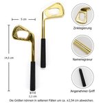 Personalisierter Golfschläger Design Flaschenöffner mit Namensgravur Grillparty Mitbringsel Geburstag Einweihung Geschenk für Bierliebhaber