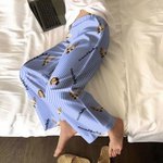 Personalized Face Photo Striped Pajama Pants with Name and pocket Daily Use Party Birthday Gift for Family Pet Owners