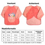 Gepersonaliseerd Schattig Dieren Lange Mouwen Kinderschort met Naam Koken Schilderen Handwerk Activiteiten Verjaardag Vakantie Cadeau voor Kinderen