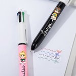 Personlig A5 anteckningsbok med namn och tecknade figurer årplanering för 2026 med veckoplanering perfekt födelsedagspresent