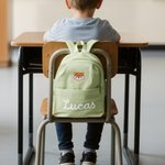 Personalisierter Mehrfarbiger Tiermuster Kinder Rucksack mit Namen Mehreren Fächern Schulanfang Geburtstag Geschenk für Jungen Mädchen Tierliebhaber