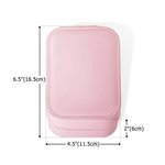 Personalized Toile De Jouy Birth Flower Bible Chapter Name PU Leather Jewelry Box with LED Makeup Mirror Birthday Christmas Gift for Women Christians