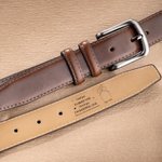 Personalized I Met You I Liked You Leather Belt with Engraved Name Business Trip Accessory Birthday Anniversary Valentine's Day Gift for Men