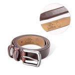 Personalized I Met You I Liked You Leather Belt with Engraved Name Business Trip Accessory Birthday Anniversary Valentine's Day Gift for Men