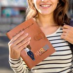 Gepersonaliseerd Cartoon Arts Verpleegkundige Karakter PU lederen notitieboek omslag met naam en opbergvak Verpleegkundige Week Waardering Gift voor medisch personeel
