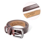 Personalized You Have My Heart My Ass Funny Men's Casual Buckle Leather Belt with Engraved Text Birthday Valentine's Day Gift for Husband Boyfriend