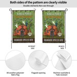 Personalized Halloween Ghost Pumpkin Garden Flag with 1-10 Name and Title Halloween Family Party Gift for Family Children