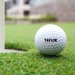 Personalized Comic Style Character  Golf Ball with Name Training Competition Birthday Gift for Golf Player